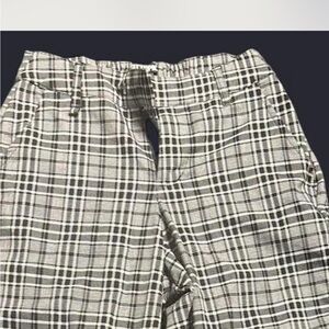 Hot Topic Black and White Plaid Pants